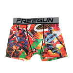 FREEGUN Boxer Orange Garçon Freegun Basketball. Coloris disponibles : Orange