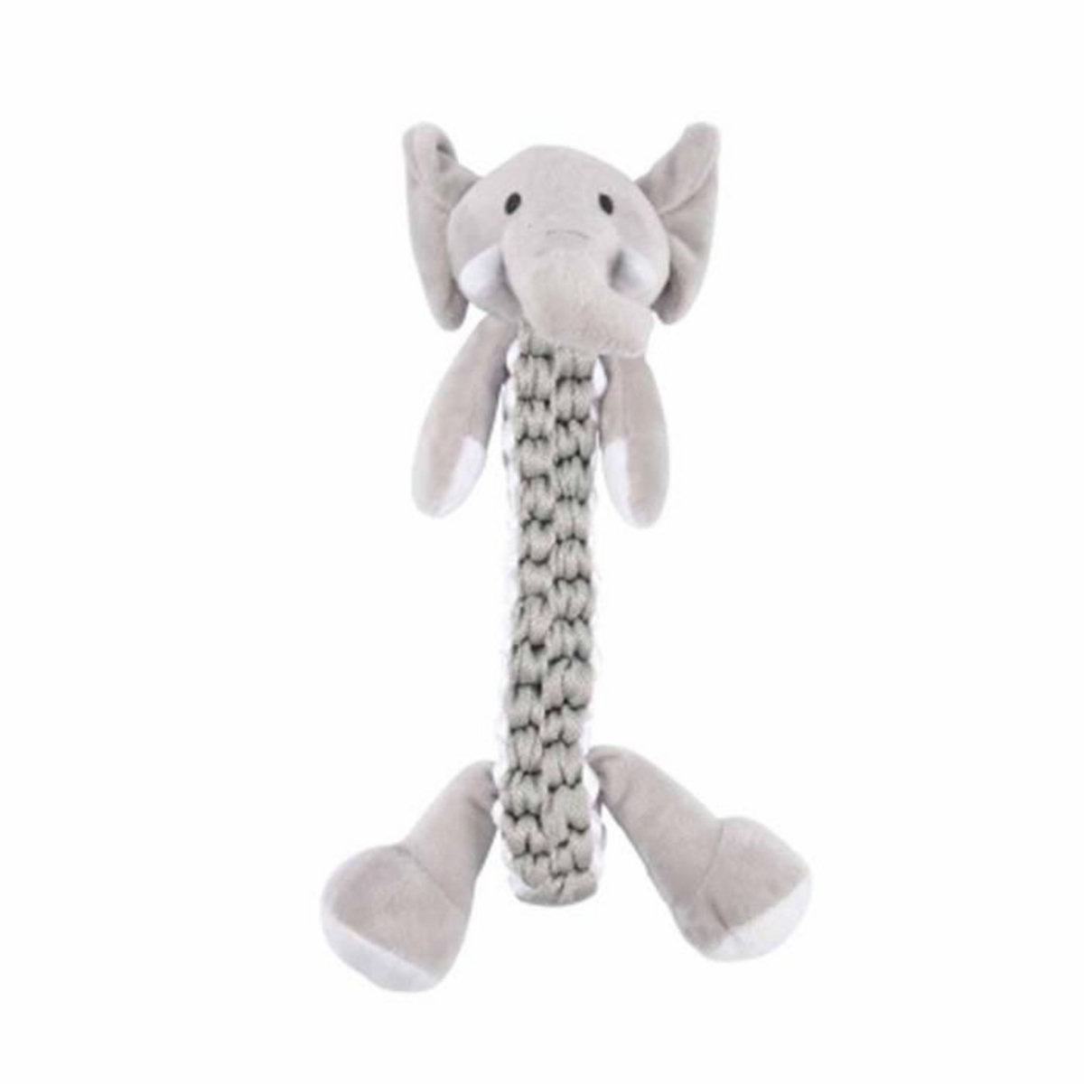 Paris Prix Peluche pour Chien  Éléphant  34cm Gris