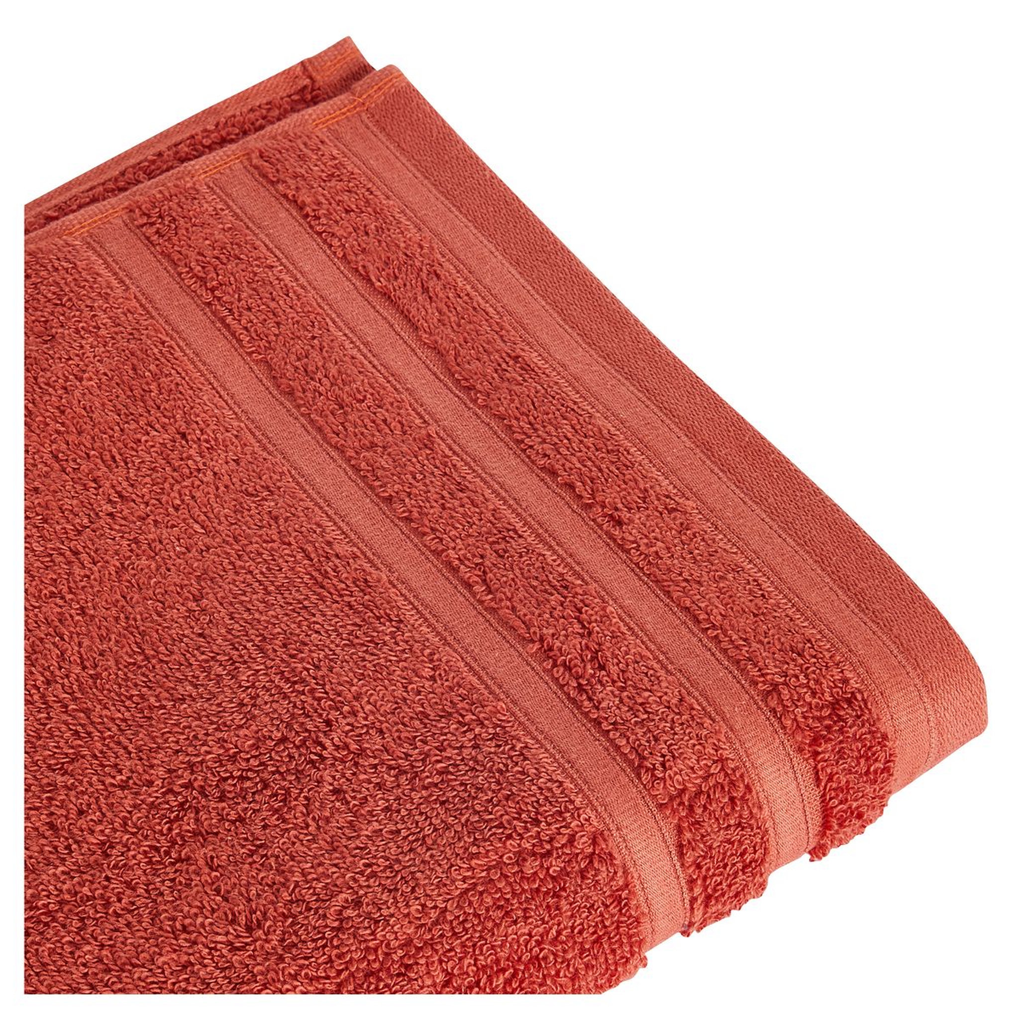 Voir la diapositive 2 : ACTUEL  Serviette de toilette unie en coton bouclé 500 gr/m2