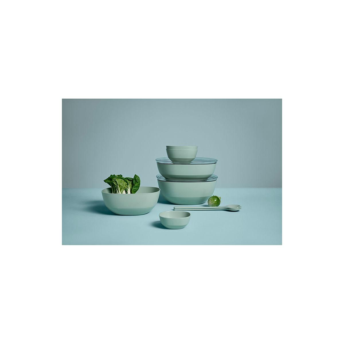 MEPAL Saladier silueta 5000ml + couvercle nordic sage