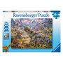 Voir la diapositive 1 : RAVENSBURGER Puzzle 300 p xxl - dinosaures geants