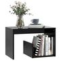 Voir la diapositive 3 : VIDAXL Table d'appoint noir 59x36x38 cm bois d'ingenierie