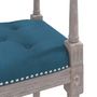 Voir la diapositive 5 : VIDAXL Banc Bleu 110x40x70 cm Velours