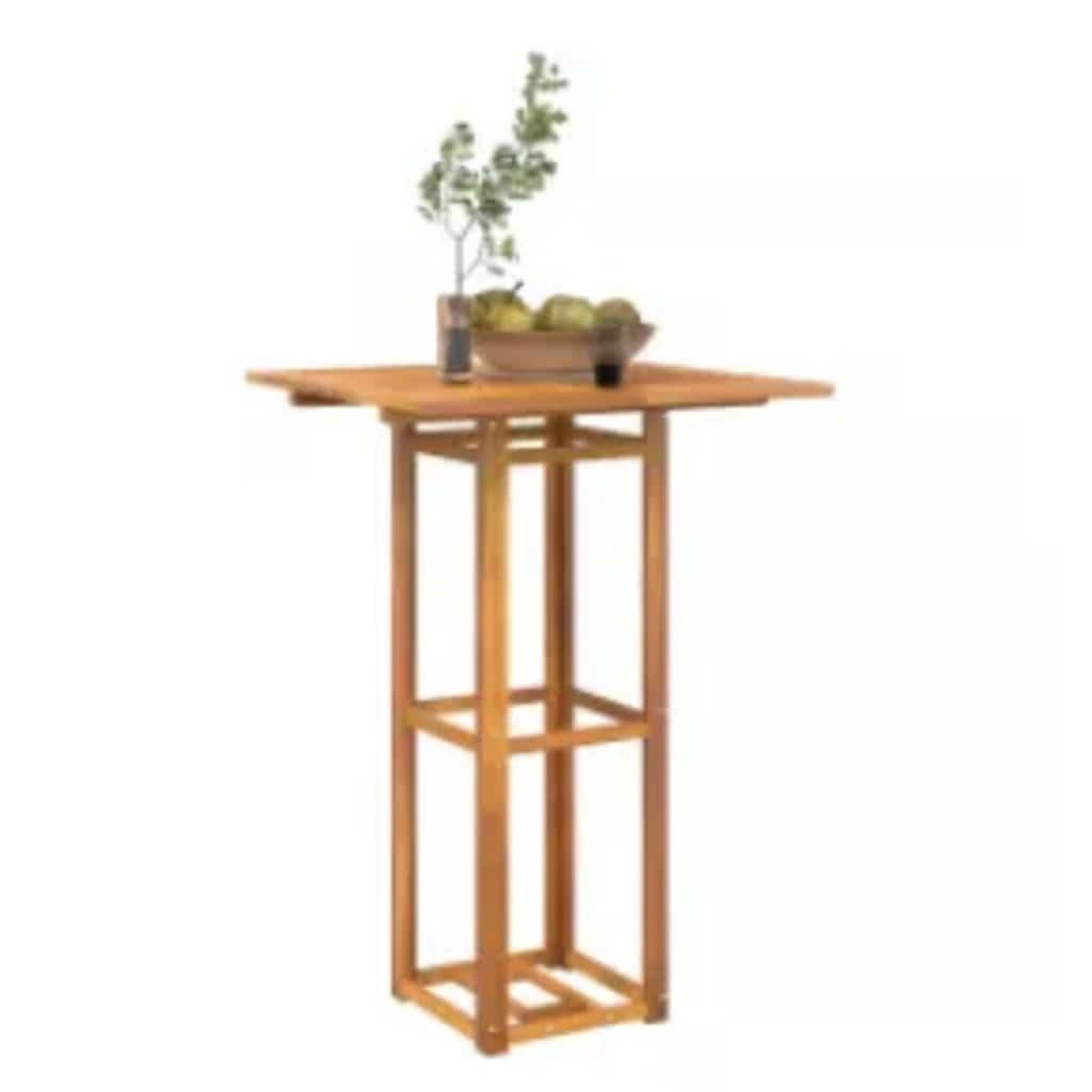 Voir la diapositive 3 : VIDAXL Table de bistro 75x75x110 cm bois d'acacia massif
