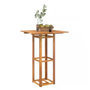 Voir la diapositive 3 : VIDAXL Table de bistro 75x75x110 cm Bois d'acacia massif
