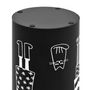 Voir la diapositive 5 : VIDAXL Porte parapluie Femmes Acier Noir
