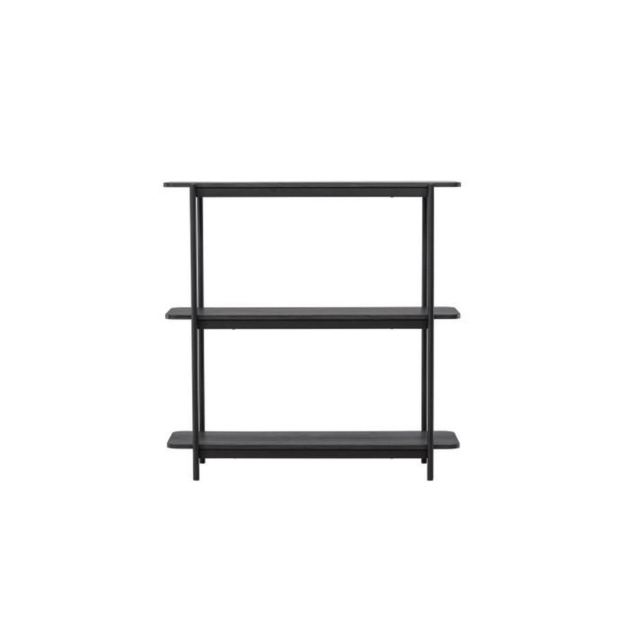 Voir la diapositive 5 : Paris Prix Étagère 3 Niveaux  Heim  120cm Noir