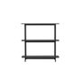 Voir la diapositive 5 : Paris Prix Étagère 3 Niveaux  Heim  120cm Noir
