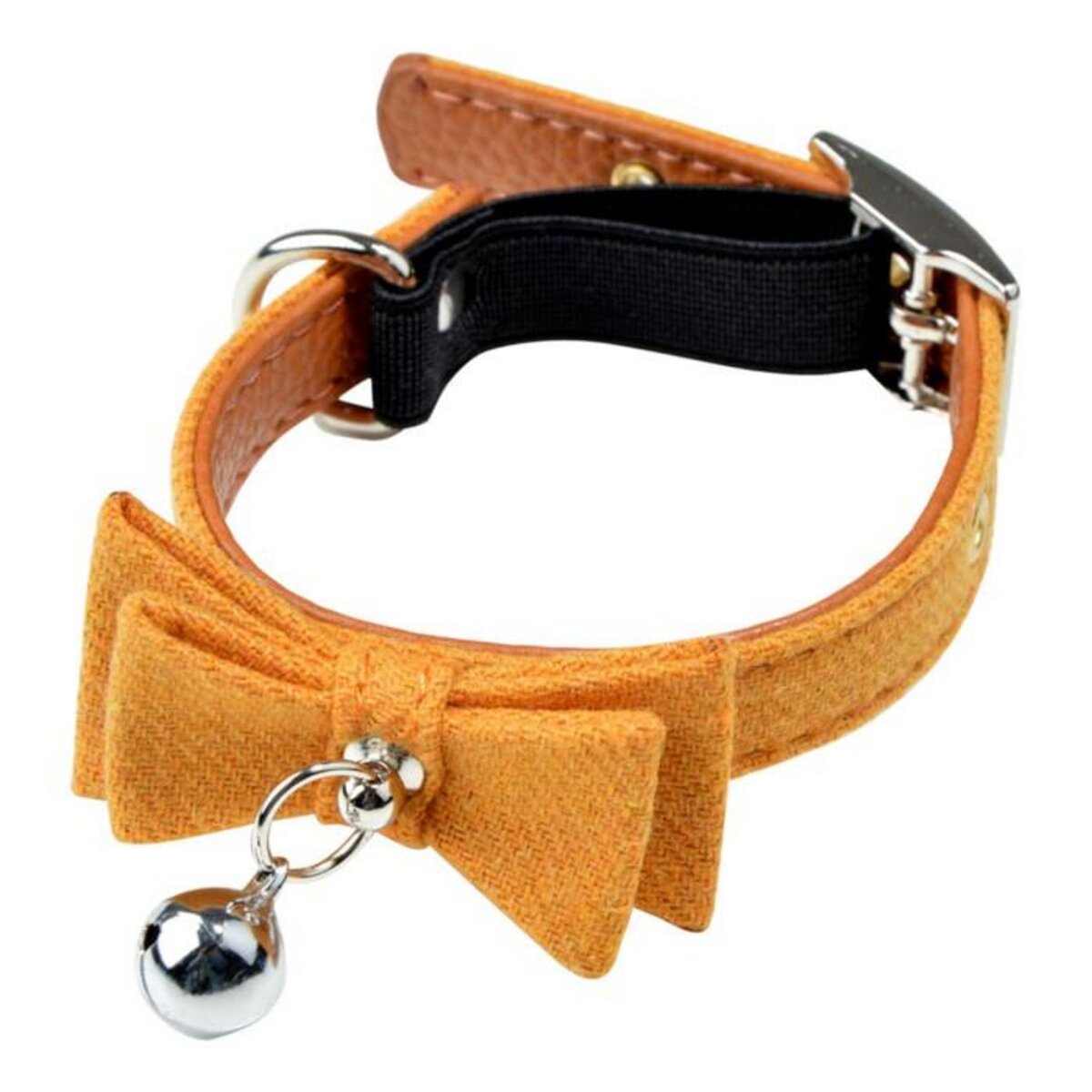 Paris Prix Collier pour Chat  Anti Etranglement  27cm Moutarde