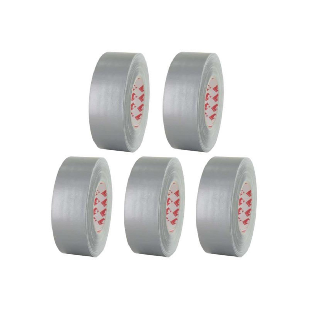 Scapa Lot de 5 rubans toiles adhésives SCAPA - Gris - 50mm - 3120-50-gris