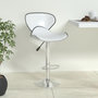 Voir la diapositive 1 : VIDAXL Tabouret de bar Blanc Similicuir