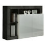 Voir la diapositive 2 : BEST MOBILIER Lou - buffet bas - 2 portes - 108 cm