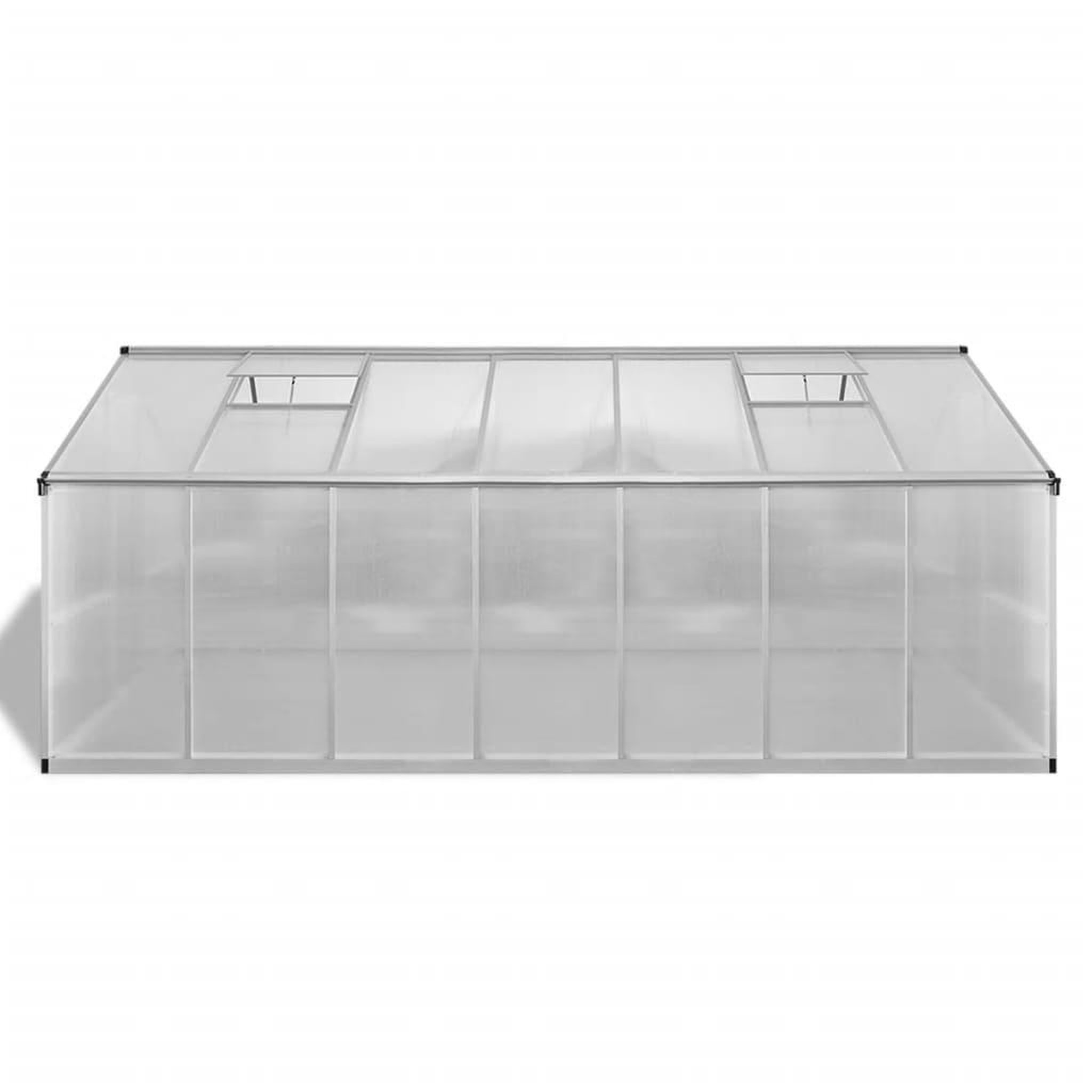 Voir la diapositive 3 : VIDAXL Serre Aluminium renforce 10,53 m^2