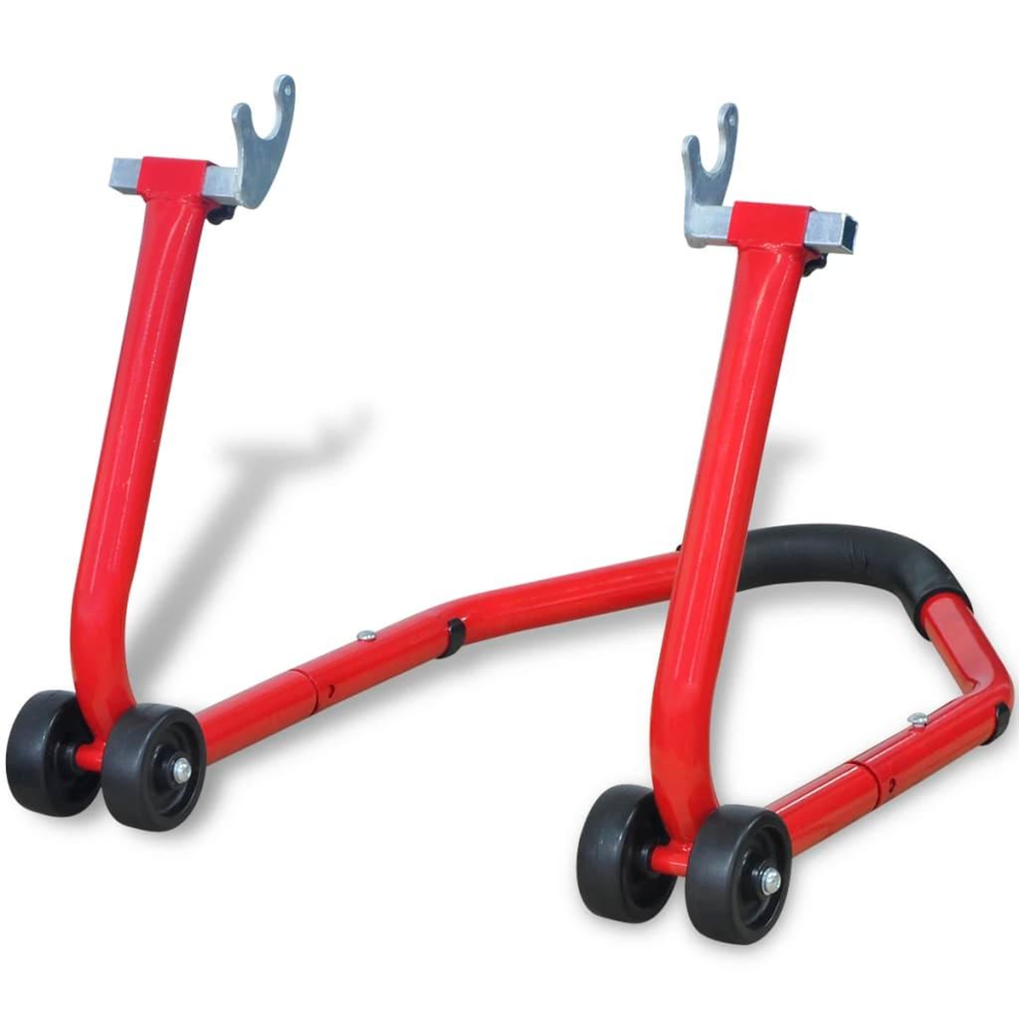 VIDAXL Bequille arriere de moto Rouge