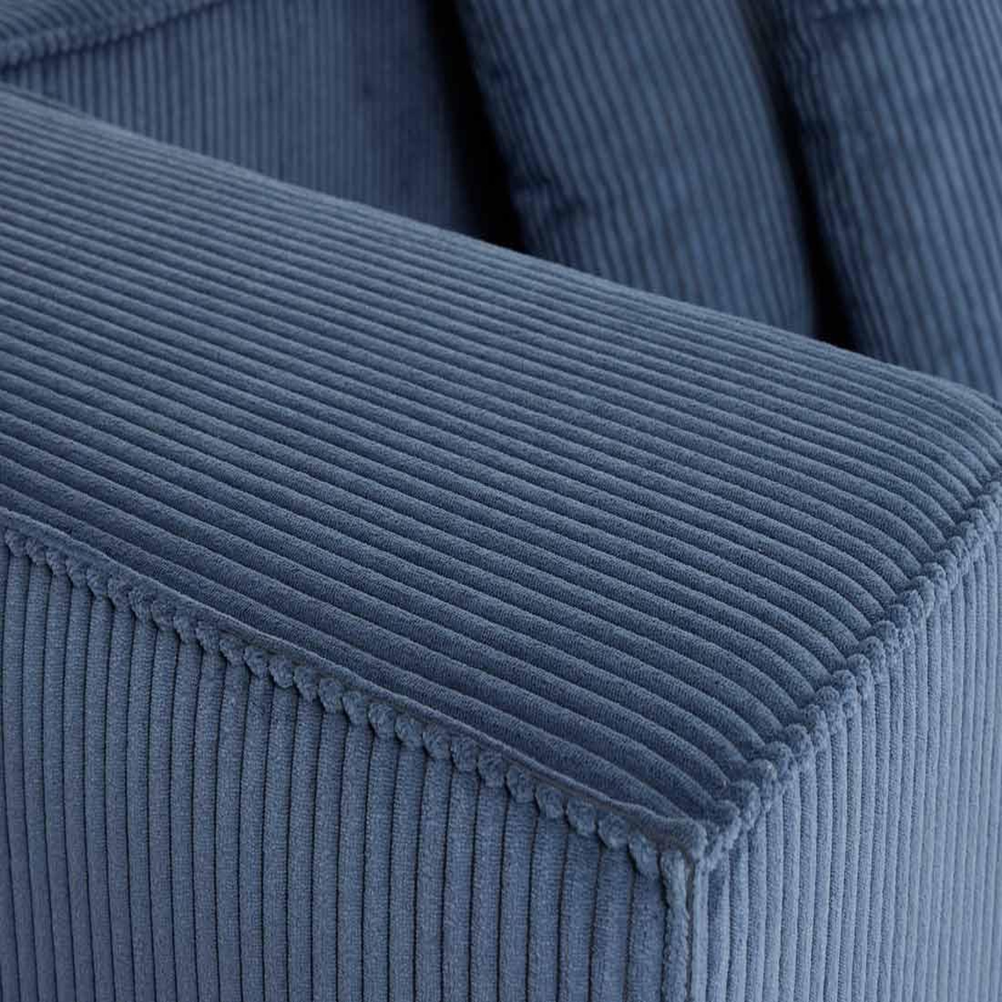 Voir la diapositive 6 : BEST MOBILIER Colombine - canapé modulable droit - 3 places - en velours côtelé