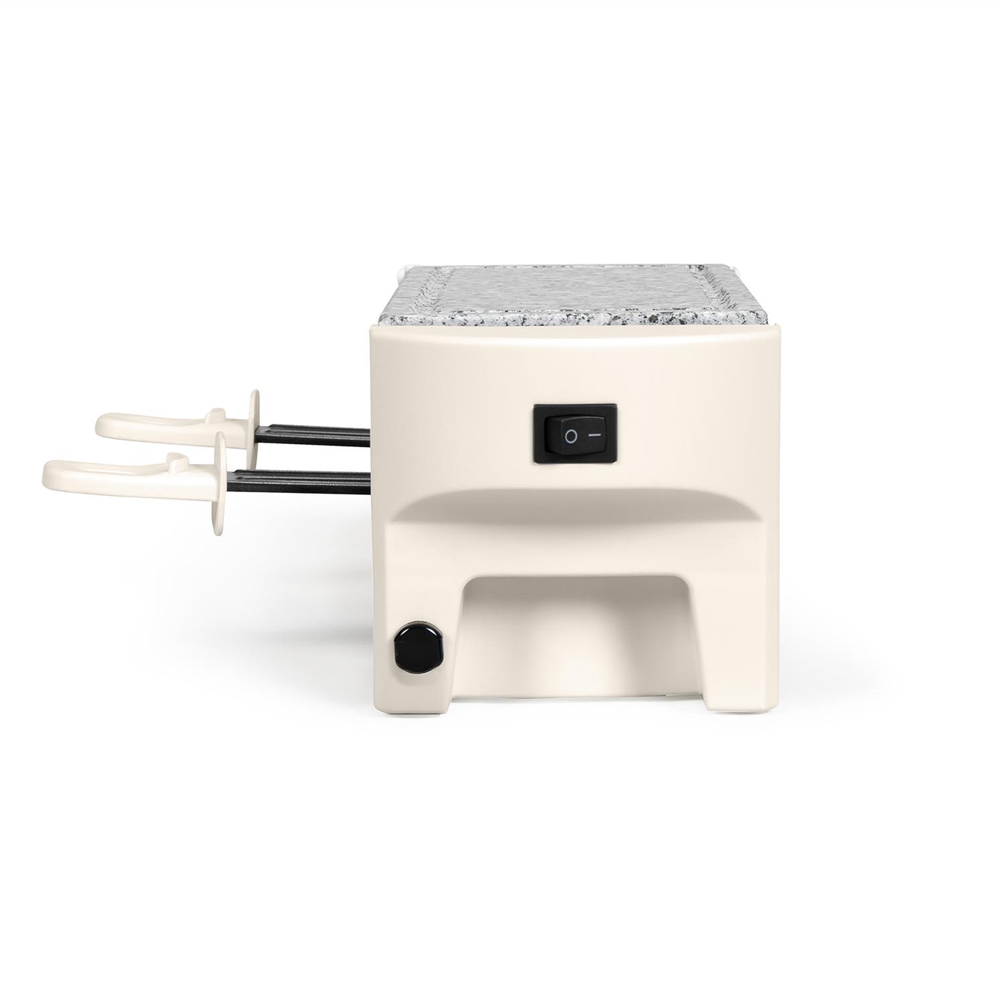 Voir la diapositive 3 : LIVOO Appareil à raclette 2 personnes 320w creme - DOC369C