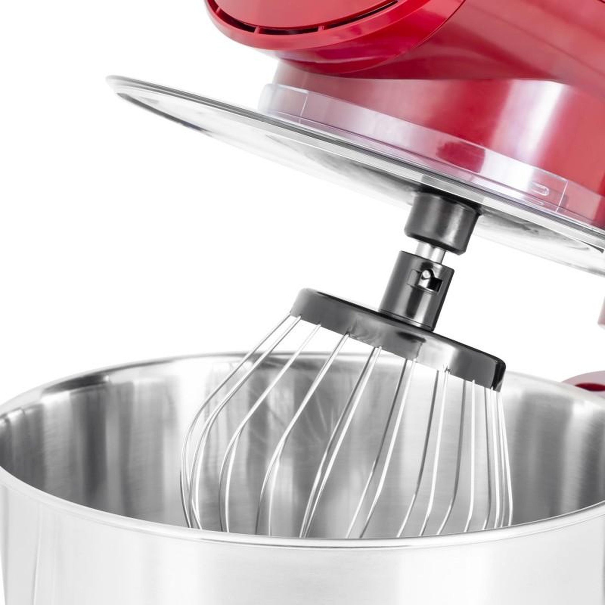 Voir la diapositive 5 : KITCHENCOOK Kitchencook - robot pâtissier ak80_red_v2 - 1000 w 5 l - kit pâtisserie