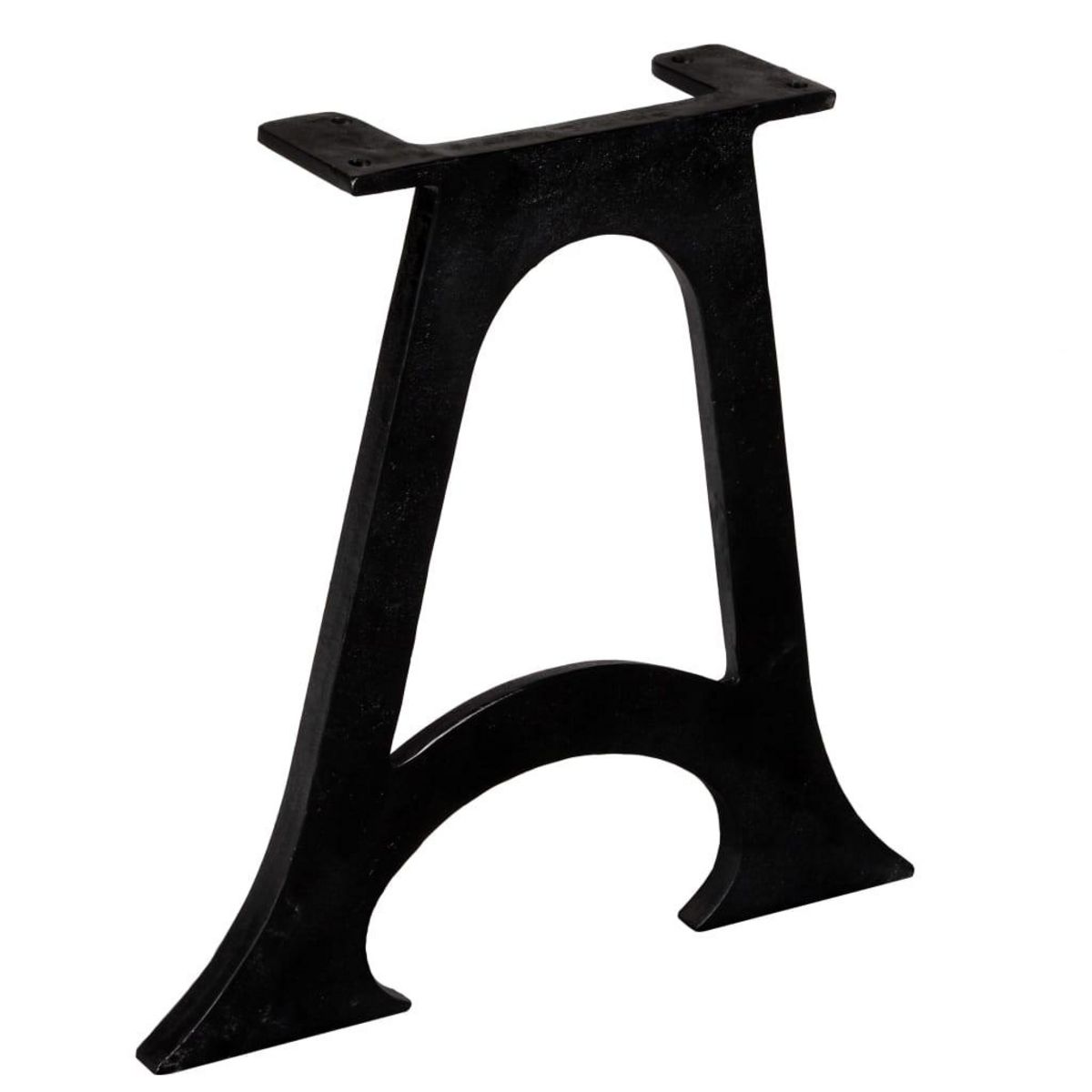 VIDAXL Pied de table base 2 pcs Base voutee Cadre en A Fonte