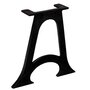 Voir la diapositive 3 : VIDAXL Pied de table base 2 pcs Base voutee Cadre en A Fonte