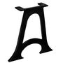 Voir la diapositive 3 : VIDAXL Pied de table base 2 pcs Base voutee Cadre en A Fonte