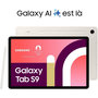 Voir la diapositive 2 : Samsung Tablette Android Galaxy Tab S9 11 Wifi 128Go Crème