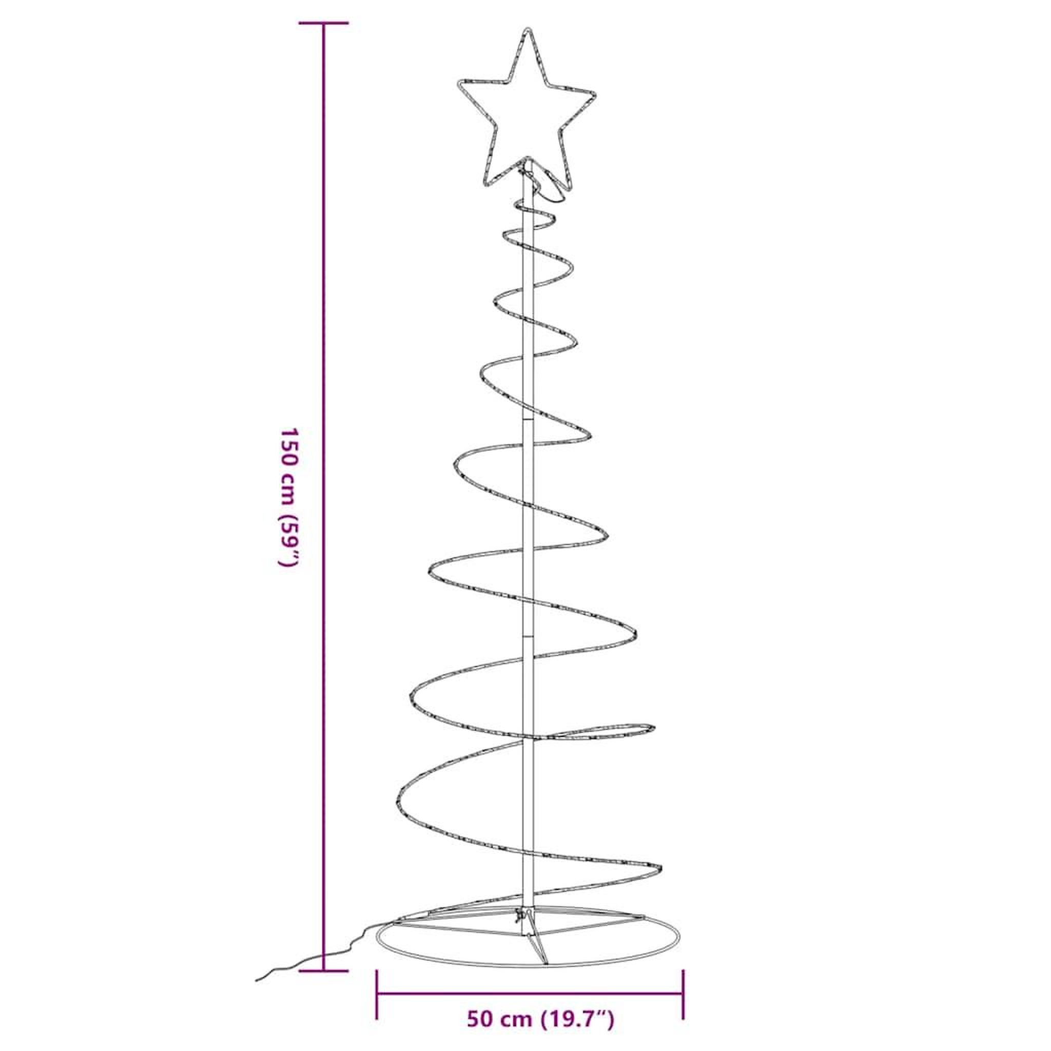 Voir la diapositive 6 : VIDAXL Sapin de Noël a LED 100 LED blanc chaud 150 cm