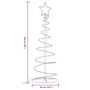 Voir la diapositive 6 : VIDAXL Sapin de Noël a LED 100 LED blanc chaud 150 cm