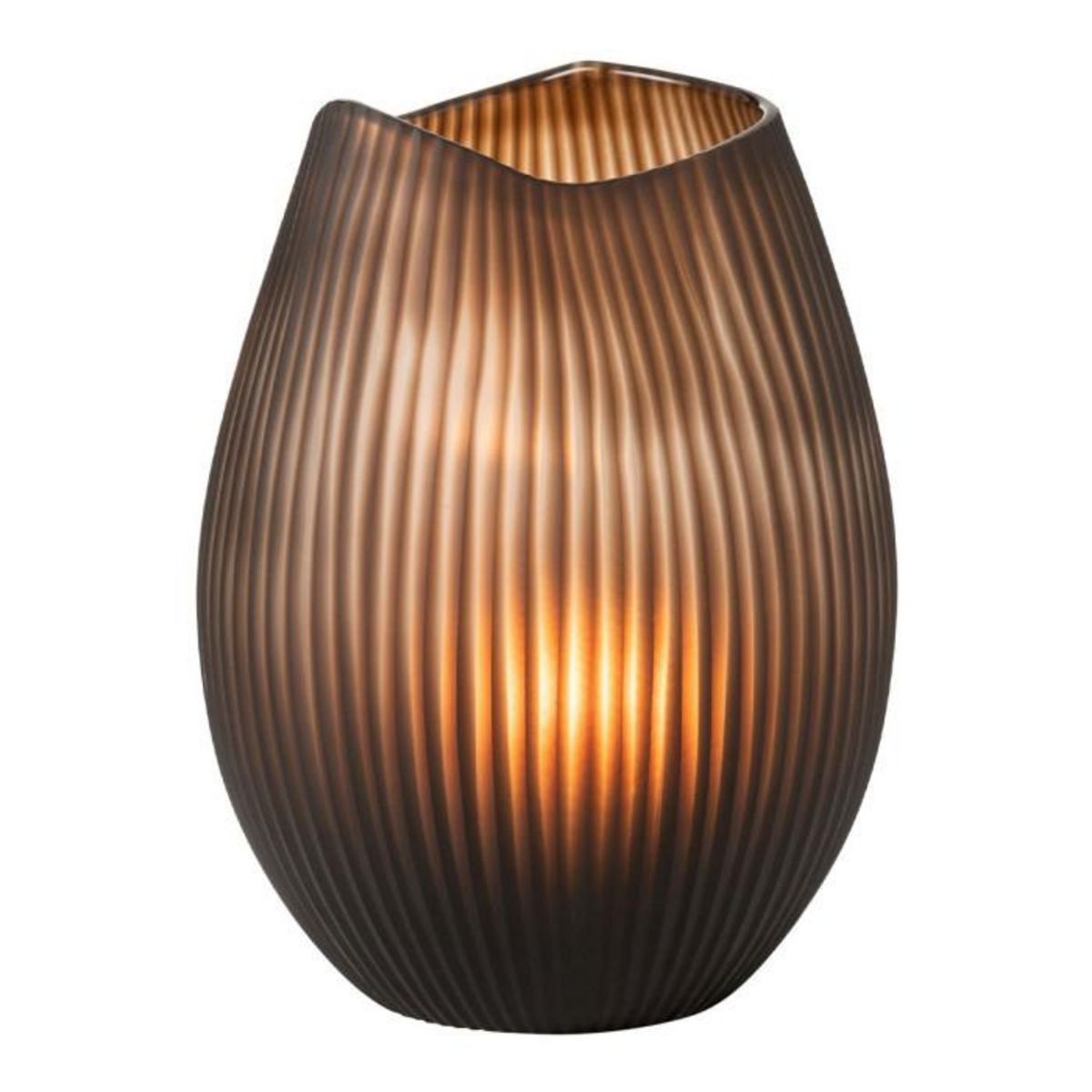 Paris Prix Vase Design Ligne  Octave  31cm Marron