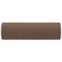 Voir la diapositive 4 : VIDAXL Coussins decoratifs lot de 2 Marron Ø15x50 cm Tissu