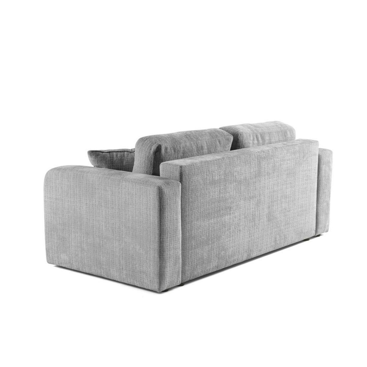 BEST MOBILIER Miro - canapé droit 2 places - en velours texturé