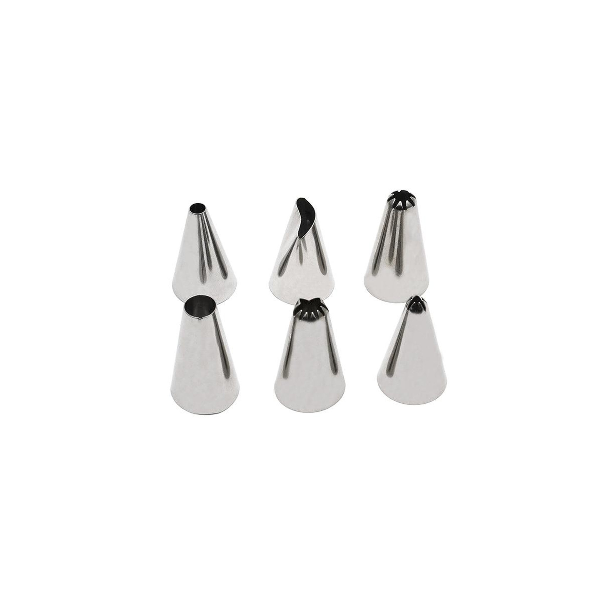 ZENKER Lot de 6 douilles à pâtisserie en inox petit modèle zenker smart pastry