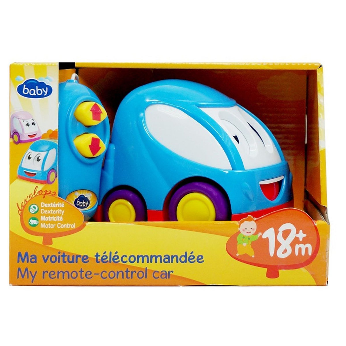 One Two Fun Ma voiture télécommandée - Bleu