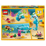 Voir la diapositive 9 : LEGO Creator 31128 - Le Dauphin et la Tortue