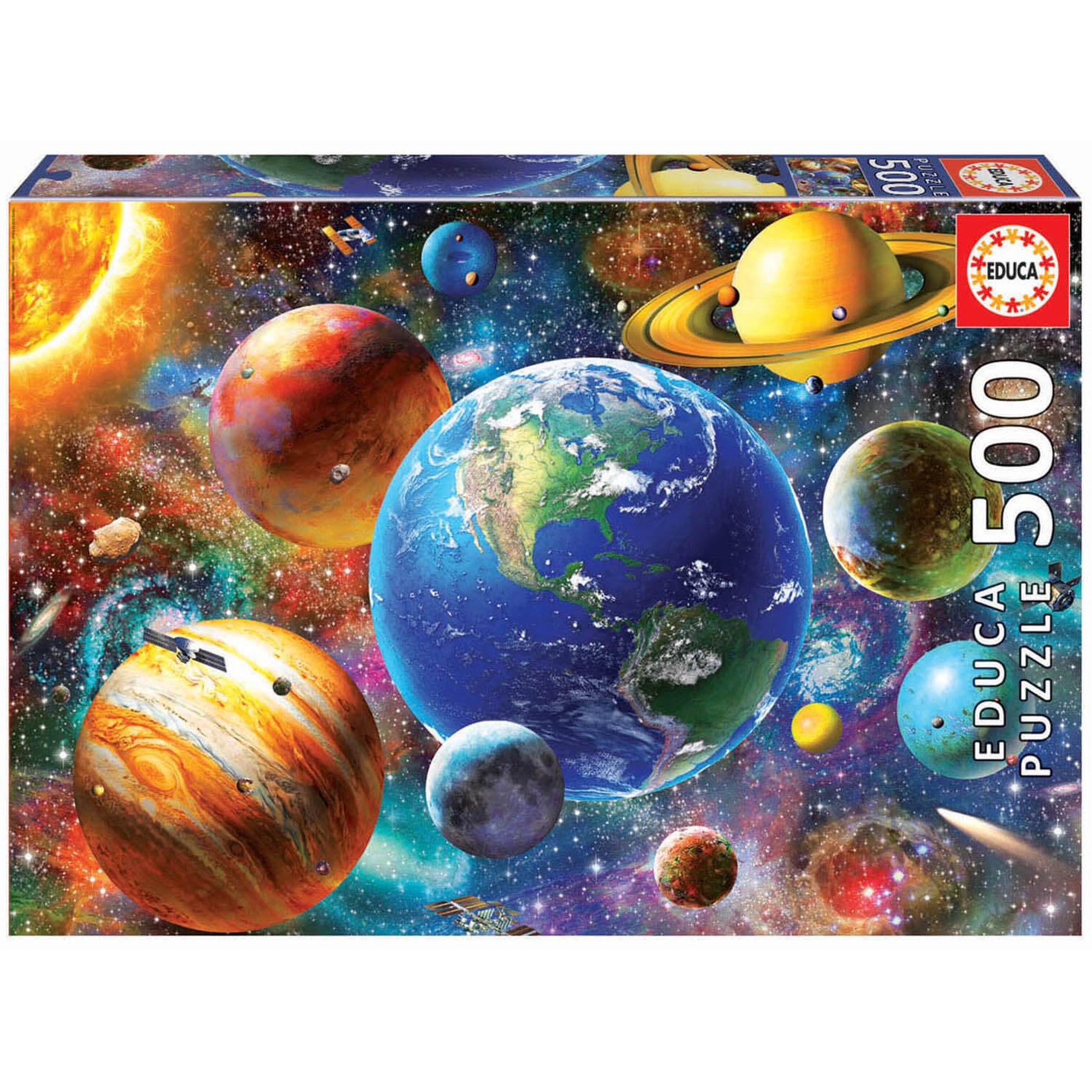 Voir la diapositive 2 : EDUCA Puzzle 500 pcs -  Systeme solaire