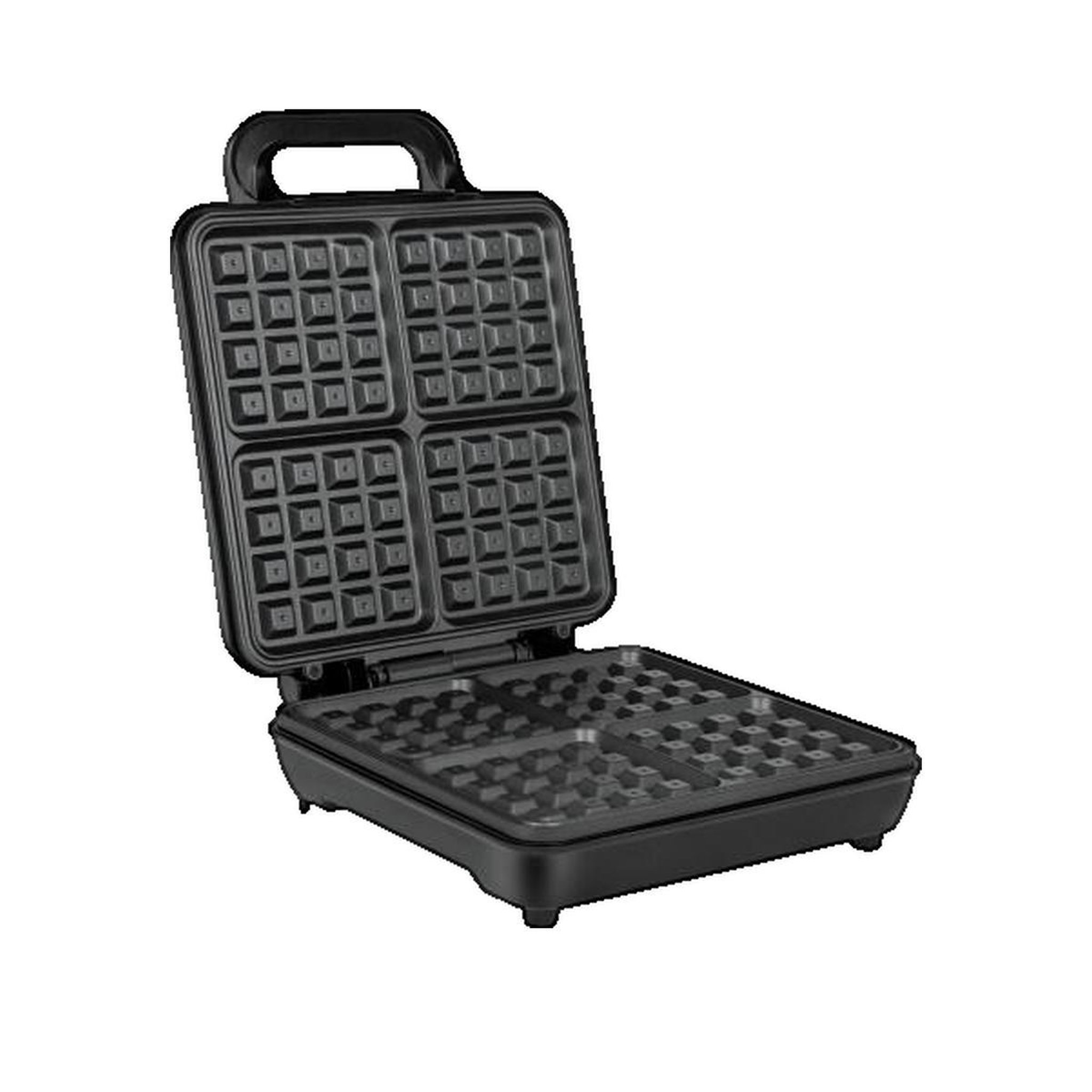 Voir la diapositive 2 : Tesa Gaufrier Teesa TSA3224 puissance 1100 W antiadhésif noir