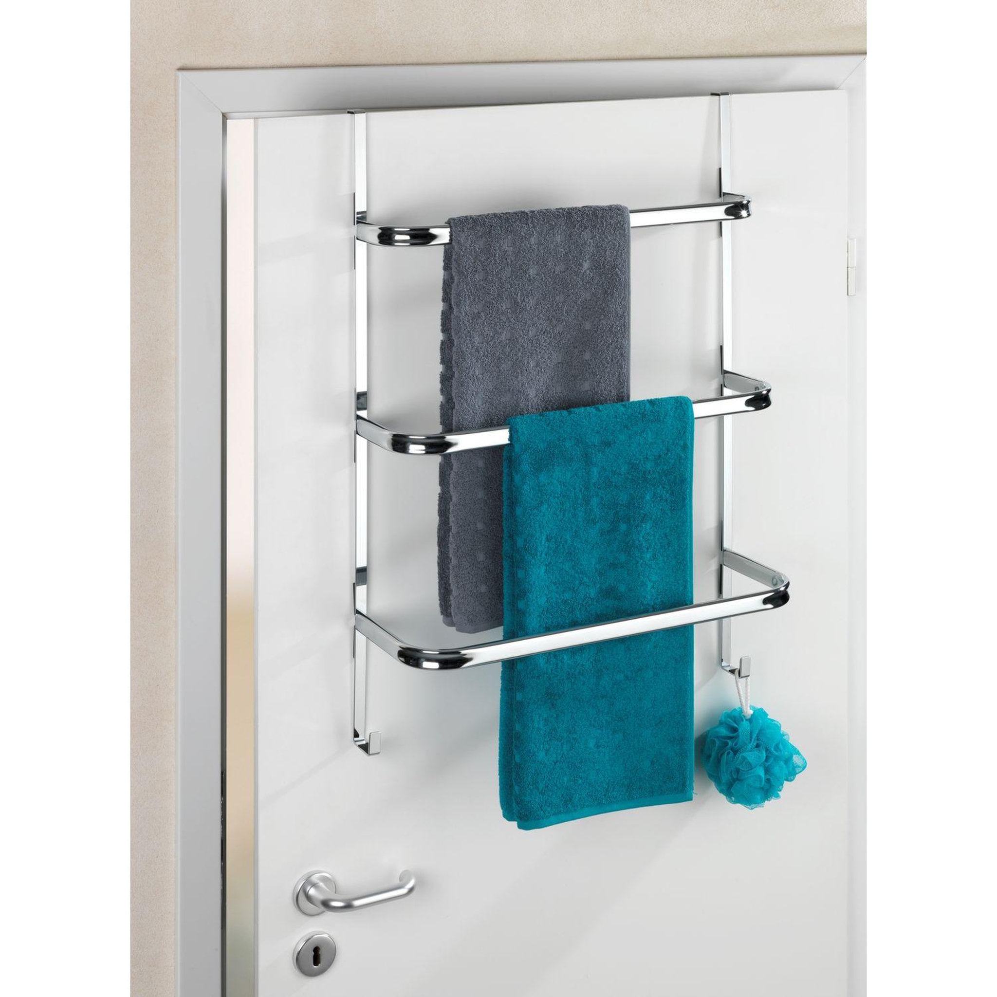 Voir la diapositive 4 : Wenko Porte-serviettes de porte design irpinia - l. 54 x h. 77 cm