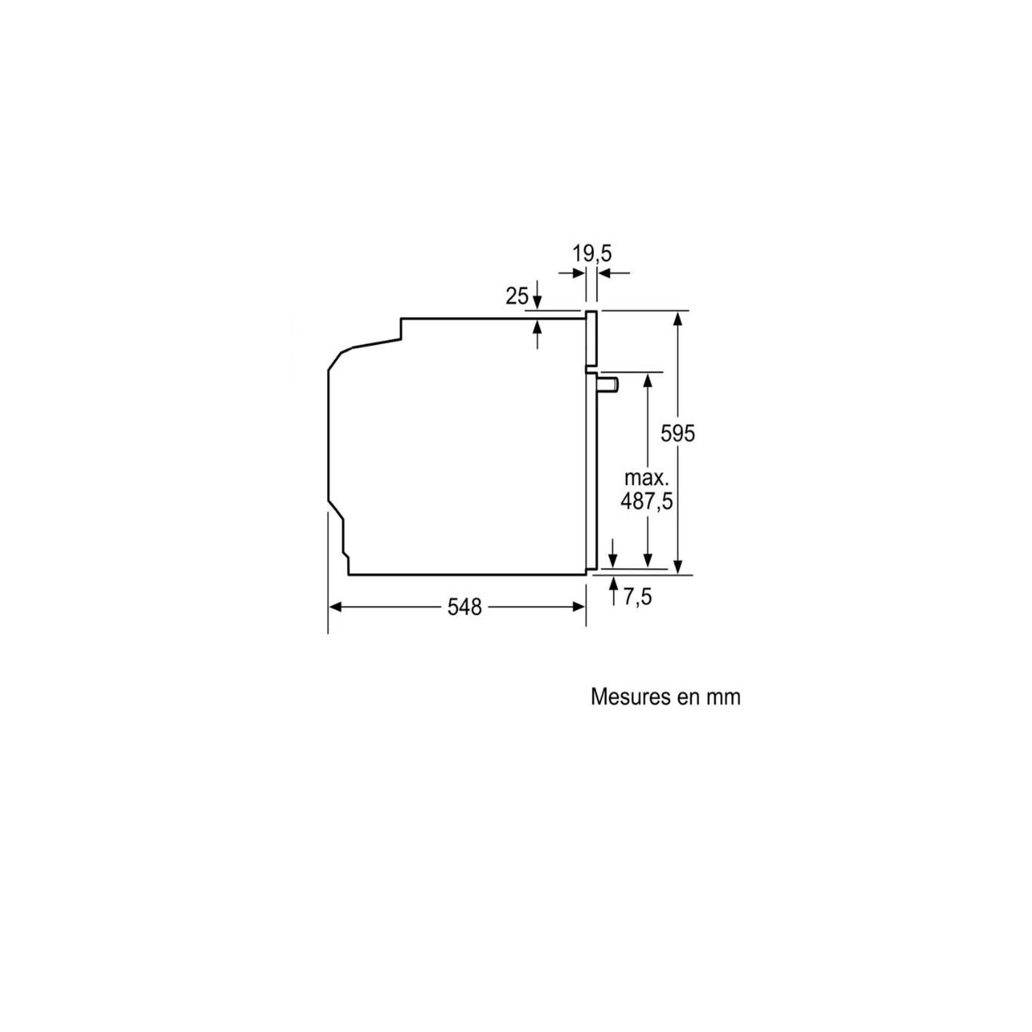 Voir la diapositive 4 : Neff Four intégrable multifonction 71l 60cm pyrolyse inox - b2acj7an3f