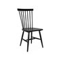 Voir la diapositive 5 : SWEEEK Lot de 4 chaises noires à barreaux en bois d'hévéa. ROMIE. L 50.8 x P 44.2 x H 90cm