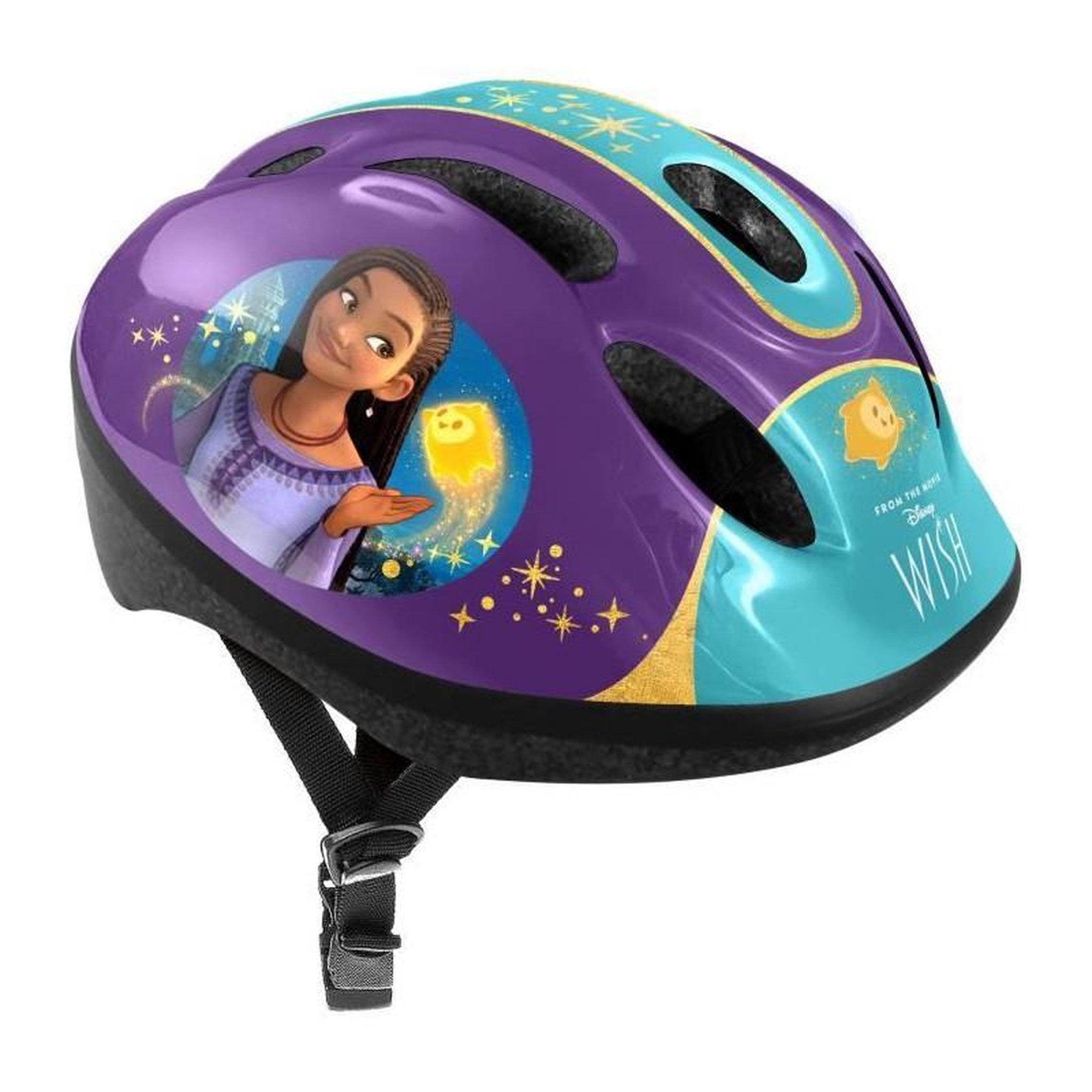 DISNEY Casque de sport - DISNEY - WISH - Taille S - Tour de tete réglable 53/56cm - Aérations et mousses internes pour plus de confor