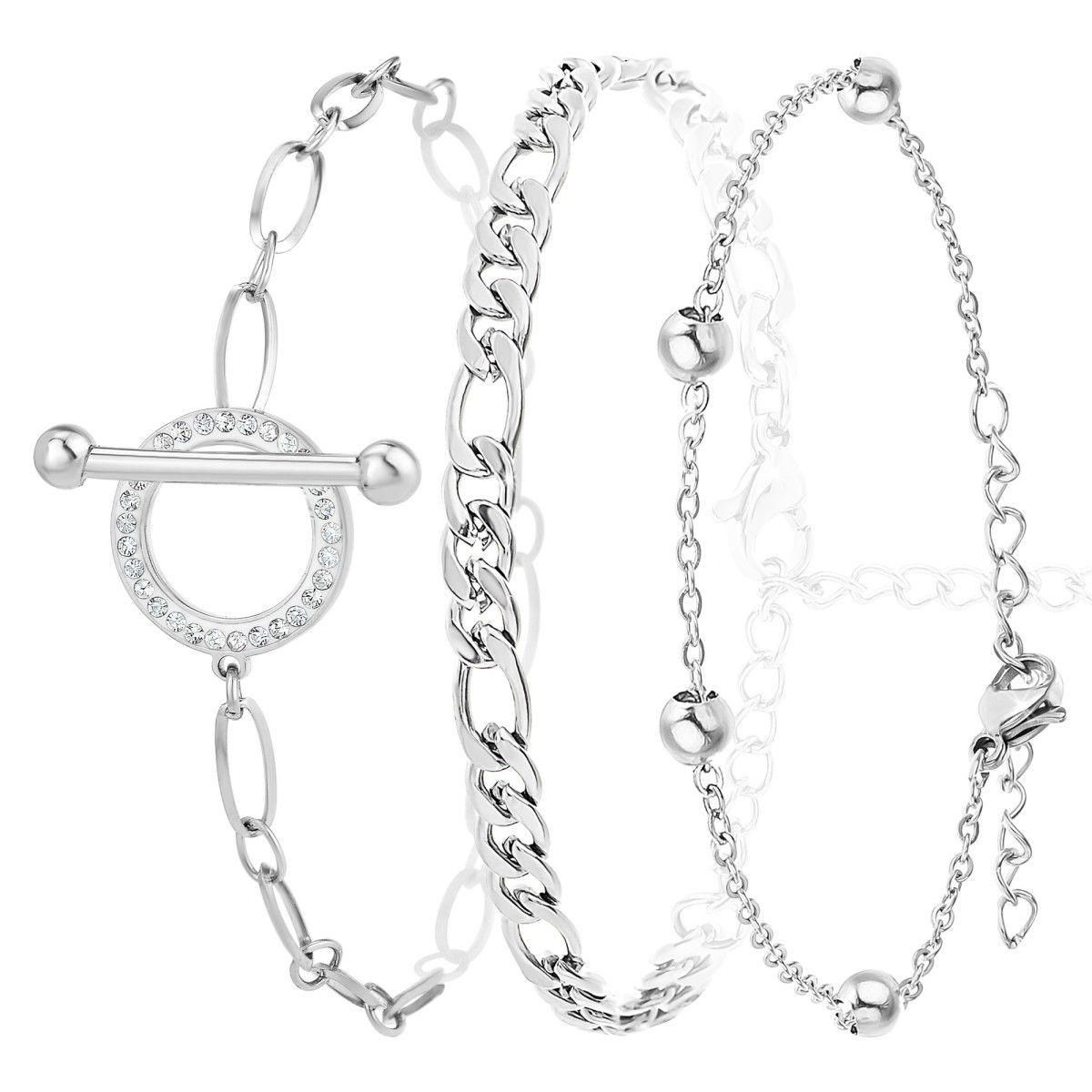 SC CRYSTAL Set de 3 bracelets SC Crystal®