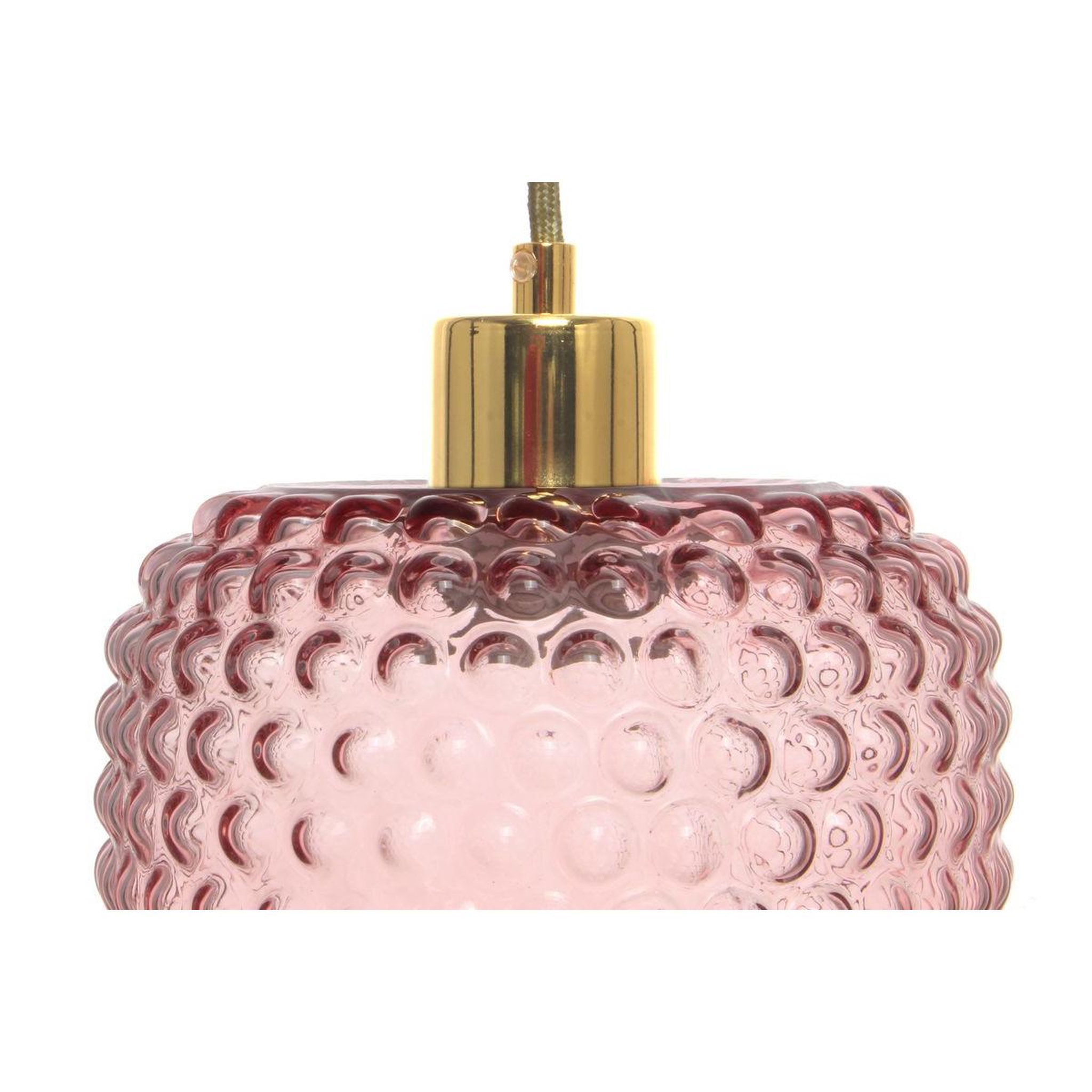 Voir la diapositive 3 : Paris Prix Lampe suspension en verre  irène  27cm rose