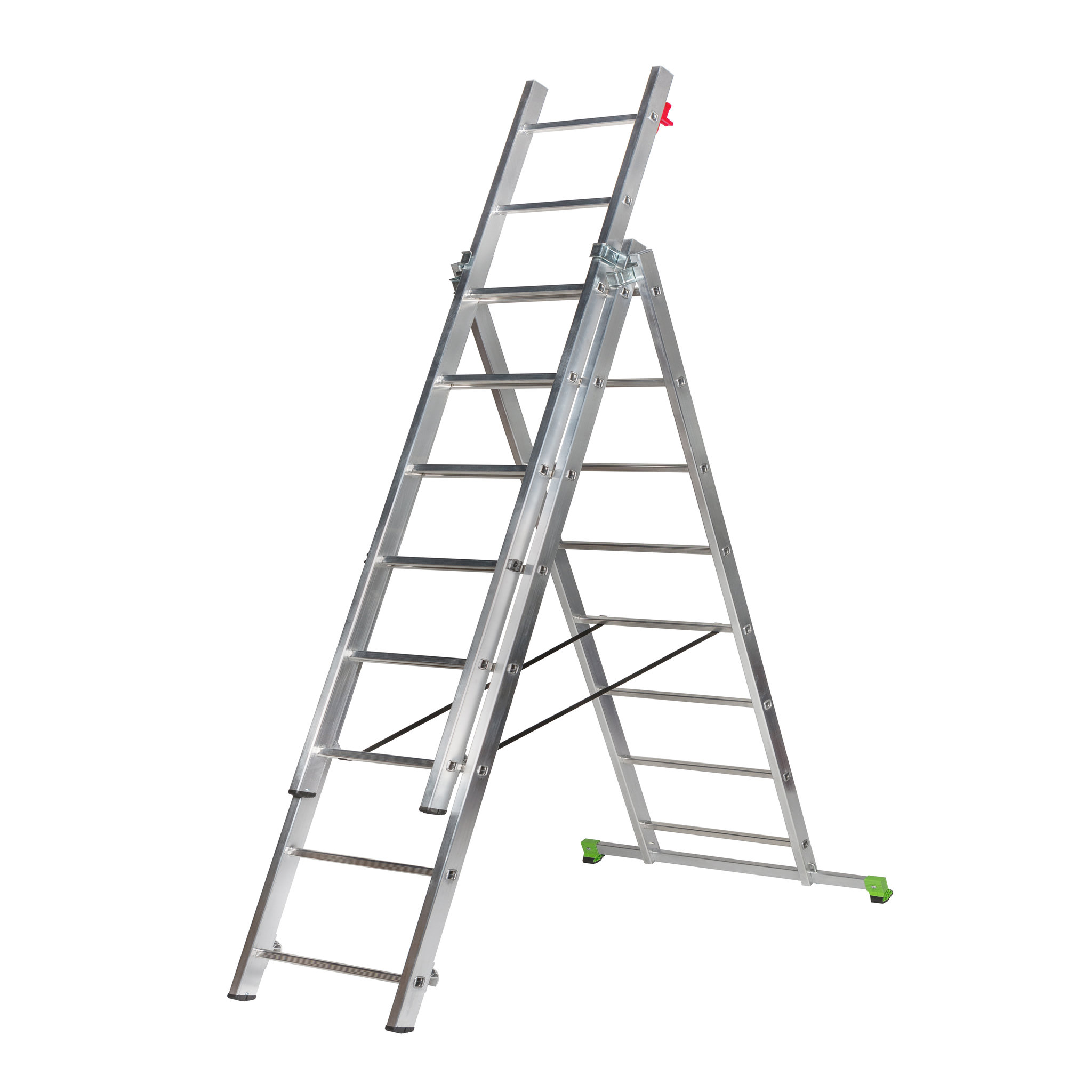 Voir la diapositive 2 : CENTAURE Echelle transformable 3 plans CLT3 2m30/4m85