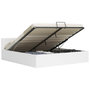 Voir la diapositive 1 : VIDAXL Cadre de lit avec rangement hydraulique 180x200 cm similicuir