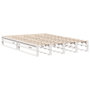 Voir la diapositive 3 : VIDAXL Cadre de lit sans matelas blanc 160x200 cm bois de pin massif