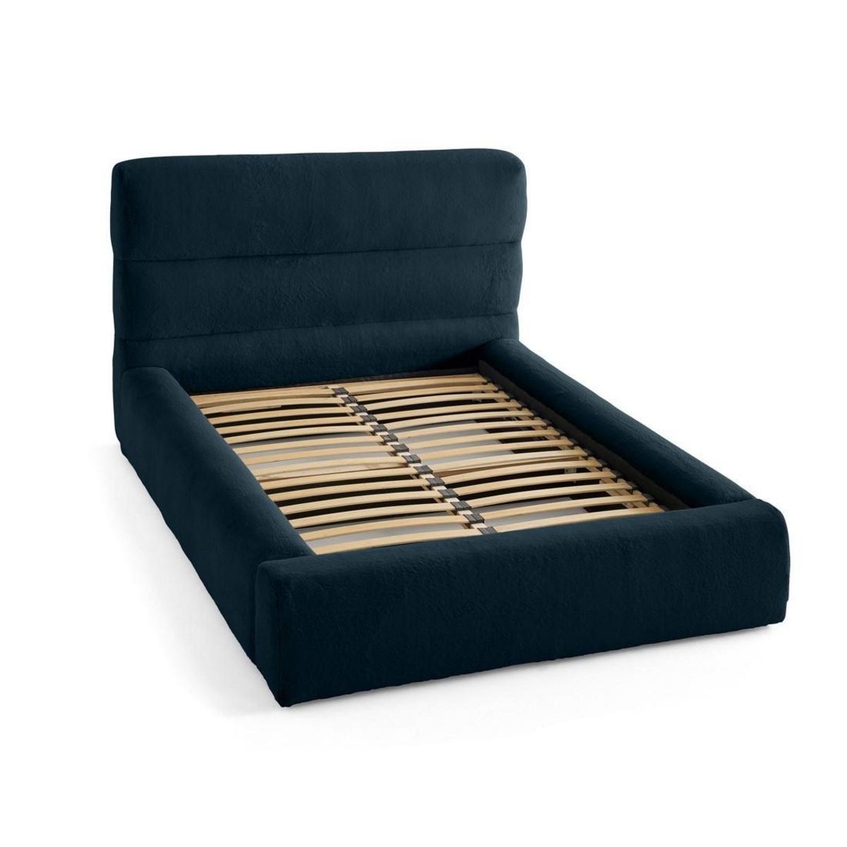 LISA DESIGN Sunset - lit coffre - 160x200 cm - sommier inclus - en fausse fourrure