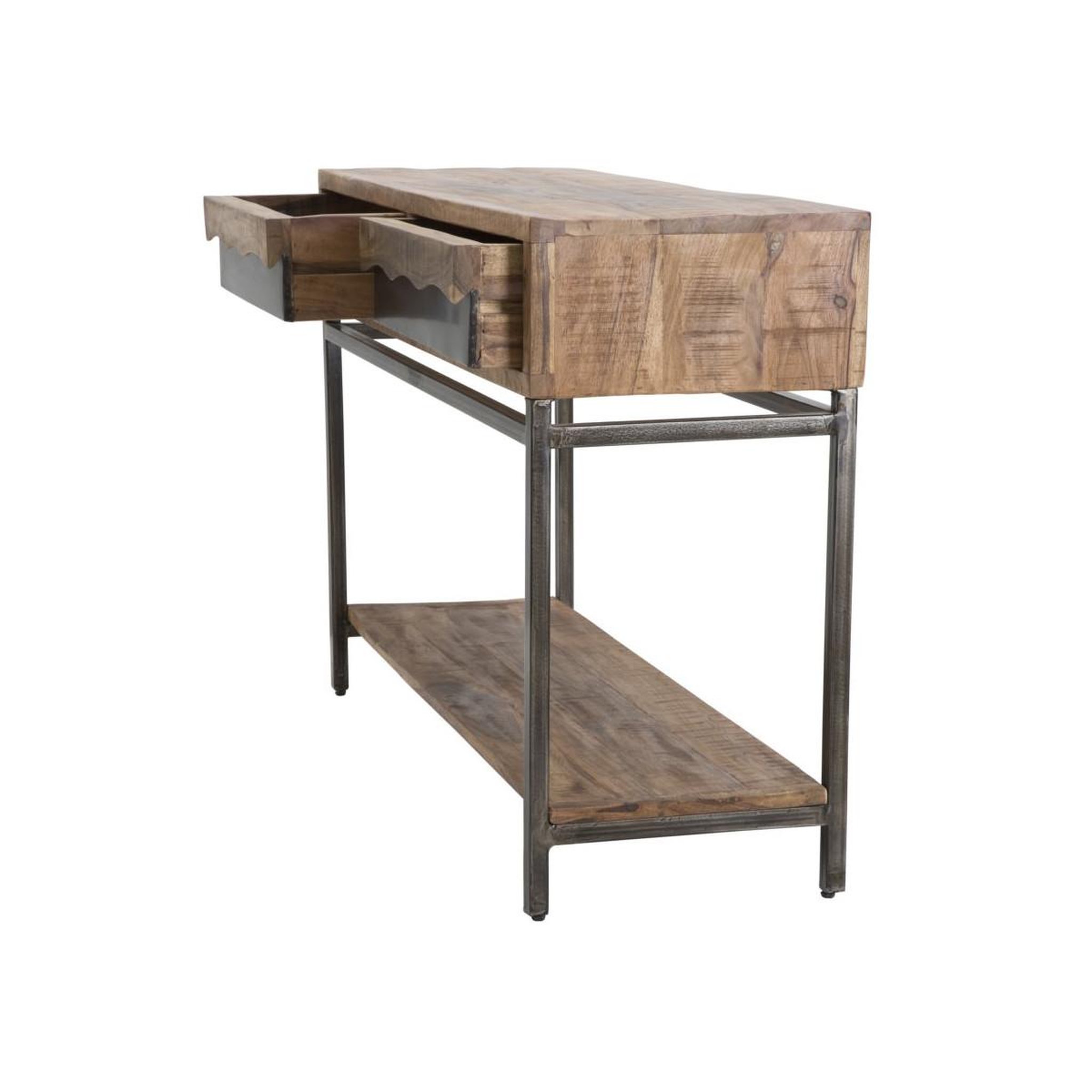 Voir la diapositive 3 : Paris Prix Console design en bois  yellowstone  118cm marron
