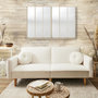 Voir la diapositive 2 : The Home Deco Factory Canapé convertible en bouclette Forde - 3 Places - Blanc