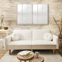 Voir la diapositive 2 : The Home Deco Factory Canapé convertible en bouclette Forde - 3 Places - Blanc
