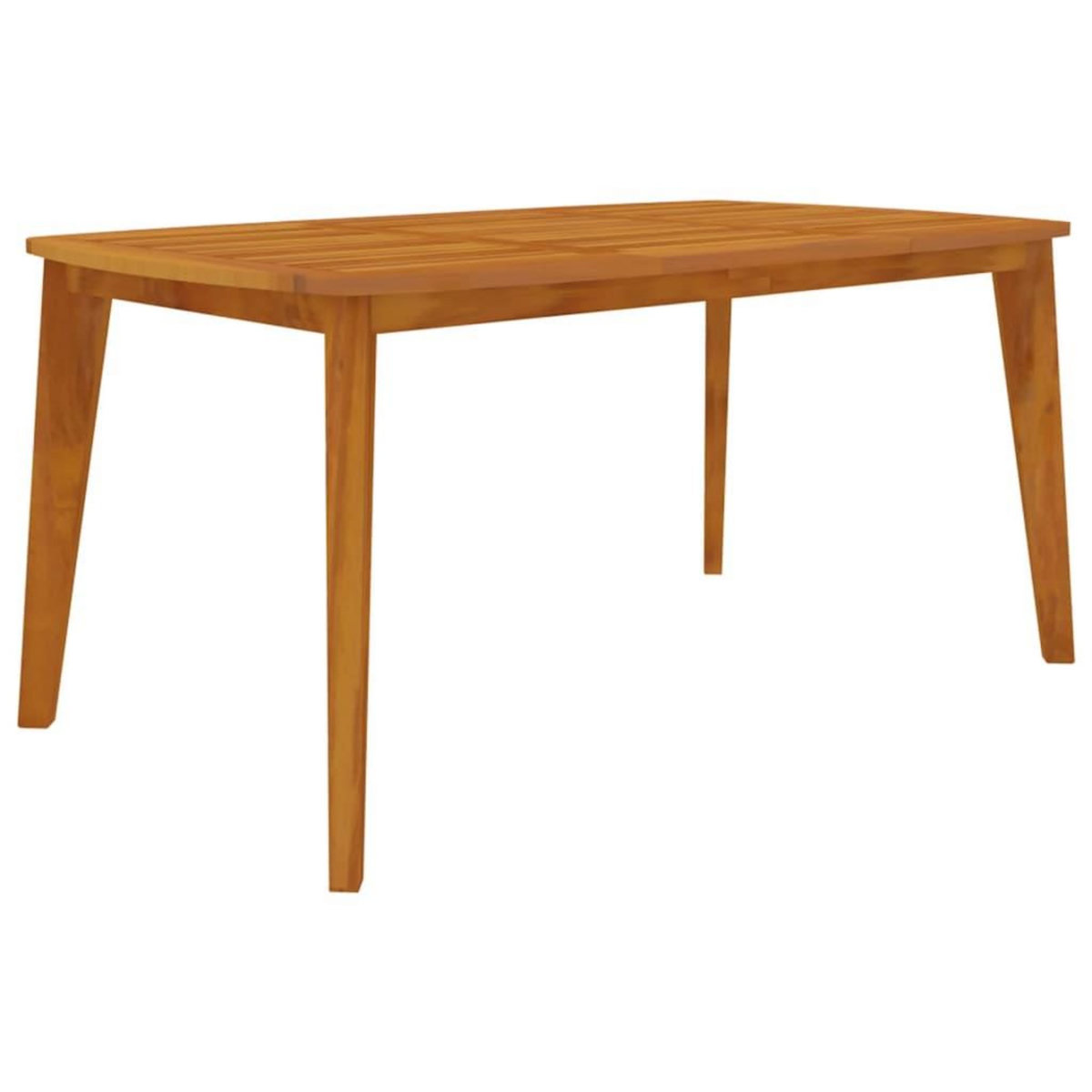 VIDAXL Table de jardin 160x90x75 cm Bois d'acacia solide