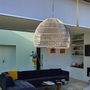 Voir la diapositive 4 : Lumisky Suspension solaire naturel MAIDO Gris Poly rotin H42cm
